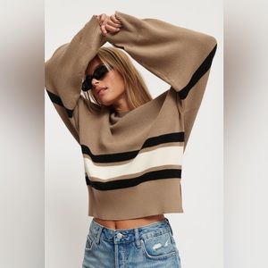 Dynamite Toni Wide Sleeve Sweater